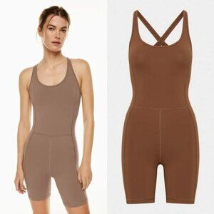 Aritzia Tna Action TNALife Surge Romper Brown Size XS